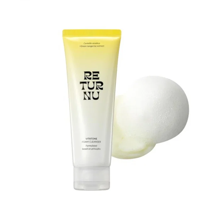 Returnu Vitatone Éclaircissement Mousse nettoyante 120 ml Returnu Vitatone Éclaircissement Mousse nettoyante 120 ml